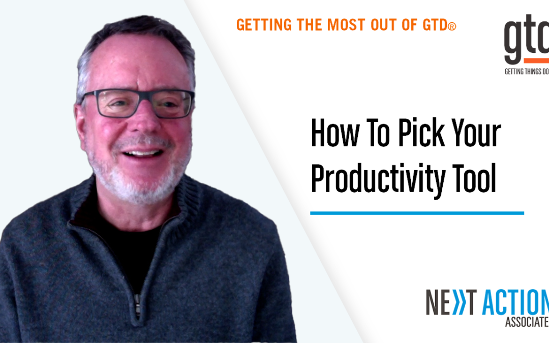 Which Productivity Tool Is Best?  That’s Up To You!