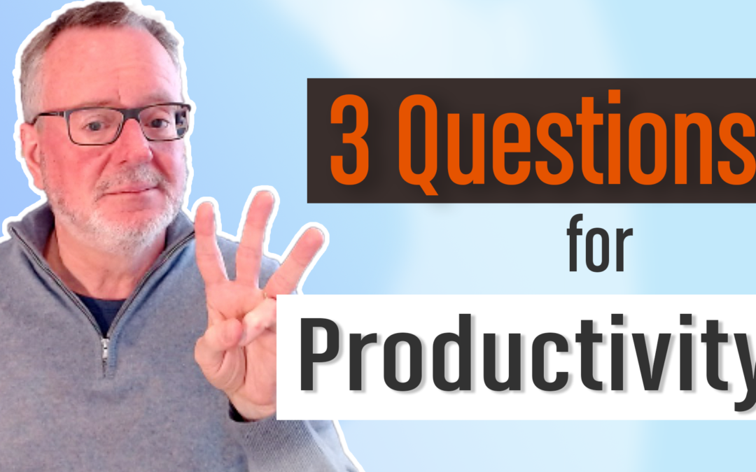 3 Questions For Your Productivity Buddy
